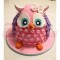 Pinki The Owl Fondant Cake	