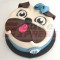 Pug Puppy Dog Theme Cake	