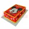 Red Mickey Mouse Fondant Cake	