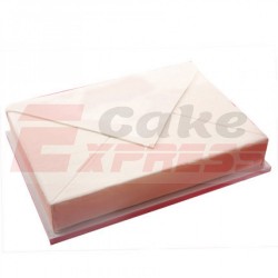 Sealed With A Kiss Fondant Cake	