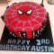 Spiderman Customized Cake	