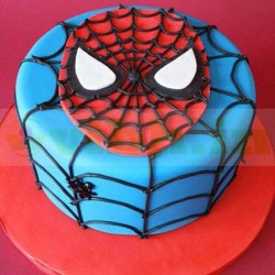 Spiderman Designer Fondant Cake	