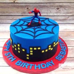 Spiderman Homecoming Cake	