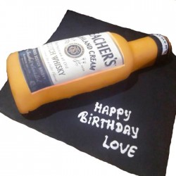 Teacher Scotch Whisky Fondant Cake	