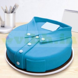Blue Shirt Customized Cake	