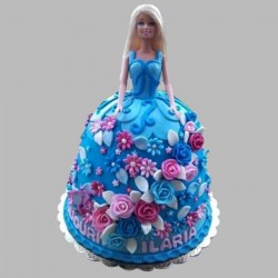 Heavenly Barbie Fondant Cake	