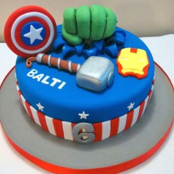 Marvel Avengers Designer Cake	