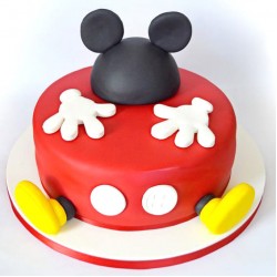 Mickey Mouse Baby Shower Cake	