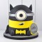 Minion As Batman Fondant Cake	