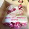 Minnie Love Fondant Cake	