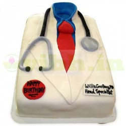 Mushy Doctor Fondant Cake	