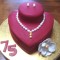 Pearl Necklace Fondant Cake	