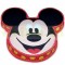 Soft Mickey Face Fondant Cake	