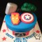 Superhero Avengers Designer Cake	