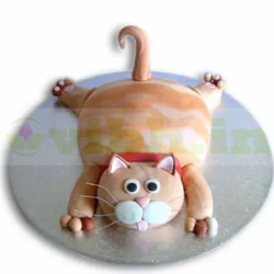 Tabby Cat Designer Fondant Cake Tabby Cat Designer Fondant Cake