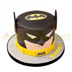 Batman Mask Fondant Cake	