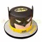 Batman Mask Fondant Cake	