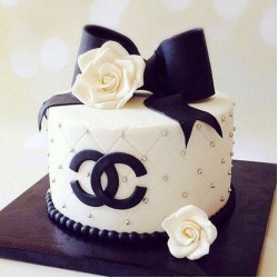 Chanel Theme Fondant Cake	