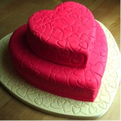 Magic of Love Romantic Fondant Cake	