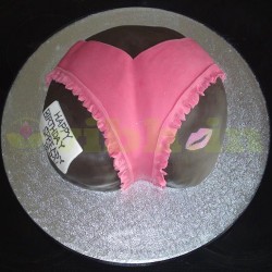 Naughty Big Bum Fondant Cake