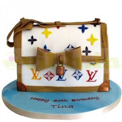 Sexy LV Bag Fondant Cake	