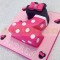 Two Number Pink Minnie Cake	
