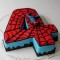 4th Birthday Spiderman Fondant Cake	