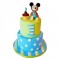 Cute Mickey Mouse Cartoon Cake	