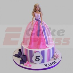 Wishful Barbie Fondant Cake	