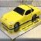 Yellow Customized Car Fondant Cake	