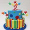 2 Tier Birthday Designer Cake	