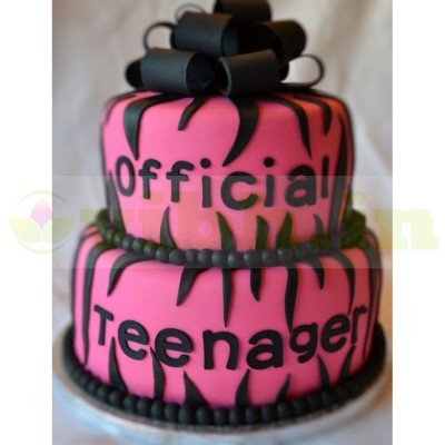 Official Teenager Fondant Cake