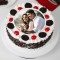 Black Forest Round Photo Cake