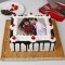 Black Forest Square Photo Cake