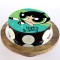 Buttercup Chocolate Round Photo Cake