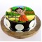 Chota Bheem Birthday Chocolate Round Photo Cake