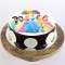 Disney Princess Chocolate Round Photo Cake