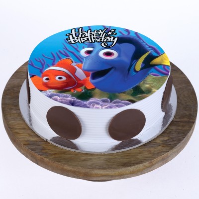 Finding Nemo Pineapple Birthday Photo Cake