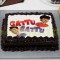 Gattu Battu Chocolate Rectangle Photo Cake