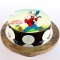 Goofy Chocolate Round Photo Cake