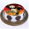 Kung Fu Panda Pineapple Round Photo Cake