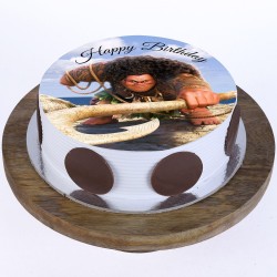 Maui Pineapple Round Photo Cake