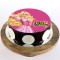 Princess Aurora Chocolate Round Photo Cake