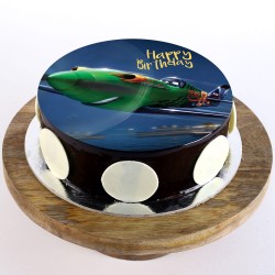 Ripslinger Chocolate Round Photo Cake
