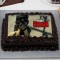 Robot Chicken Chocolate Rectangle Photo Cake