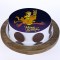 Scooby Shaggy Pineapple Round Photo Cake