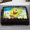Sponge  Bob Chocolate Rectangle Photo Cake