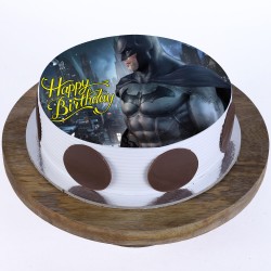 The Batman Pineapple Round Photo Cake