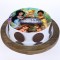 Tinkerbell Fairies Pineapple Round Photo Cake