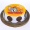 Tom & Jerry Pineapple Round Photo Cake